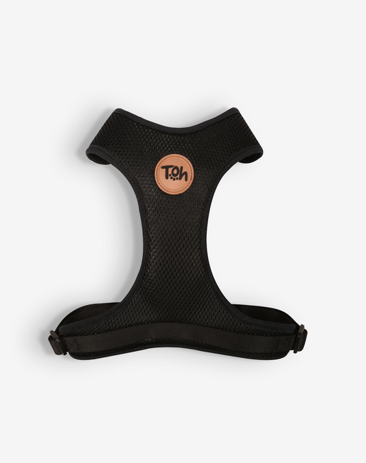 H-Mesh Peitoral para Cães Preto