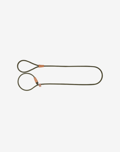 Rope Slip Dog Lead Moss