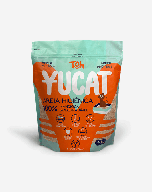 Yucat Cat Litter - Biodegradable 100% Cassava 4kg