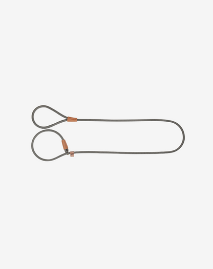 Rope Slip Dog Lead Graphite