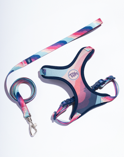 Cat H-Harness Comfort + Leash Set Alpaca