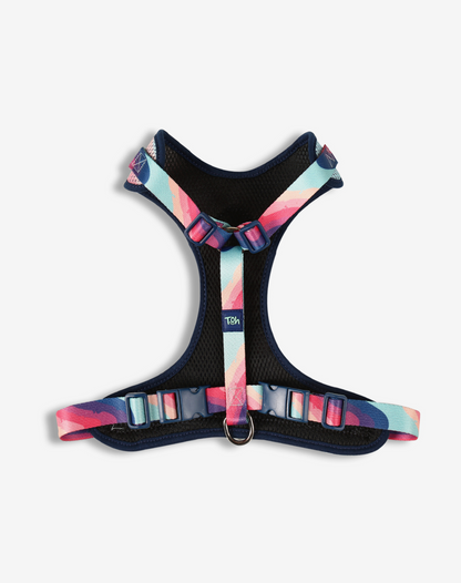 H Mesh Dog Harness + Leash Alpaca