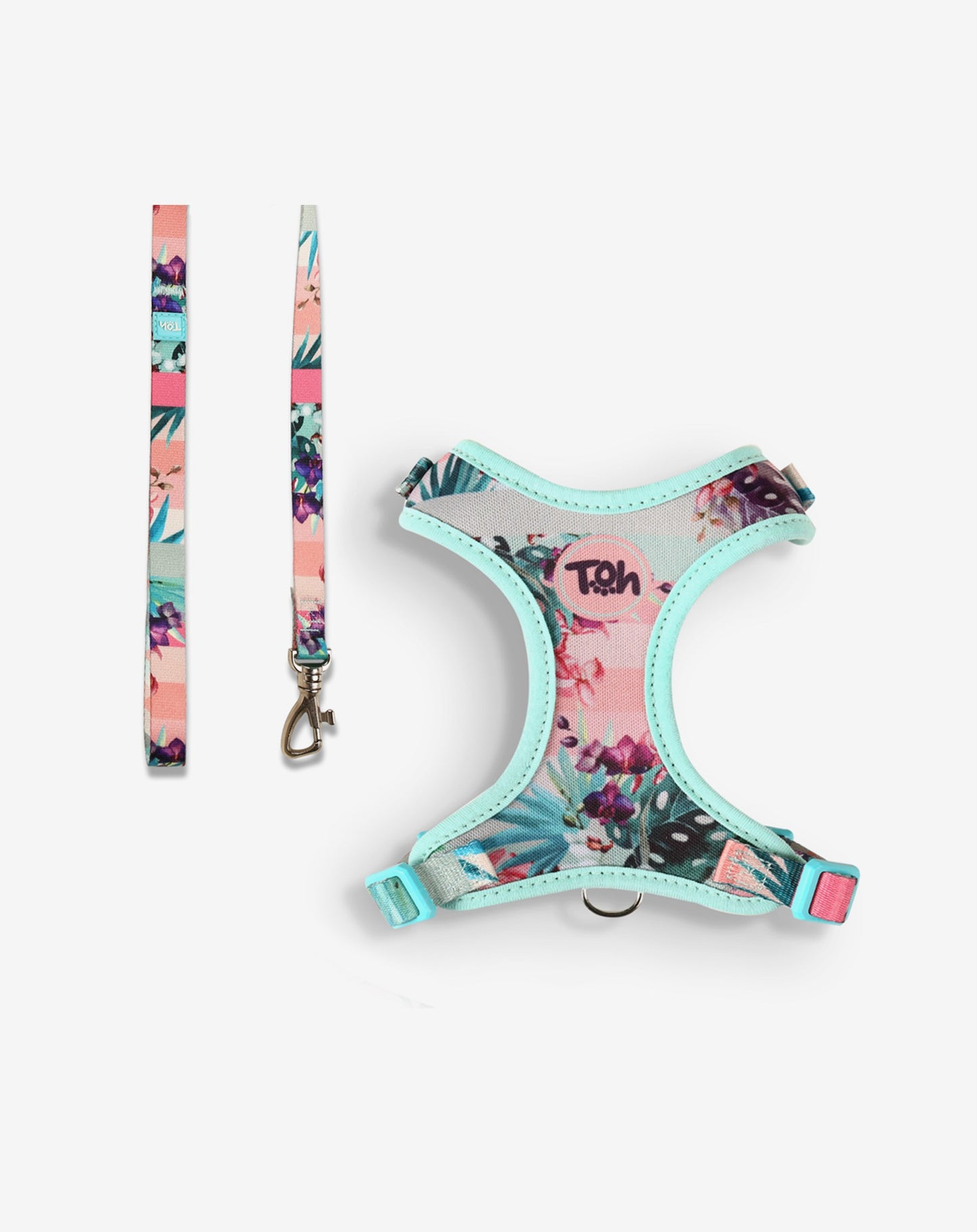 Conjunto de coleira e arnês Cat H-Harness Comfort Noronha