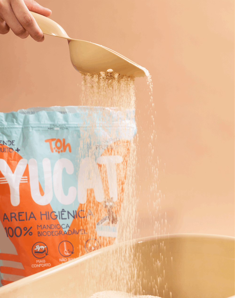 Yucat Cat Litter - Biodegradable 100% Cassava 4kg
